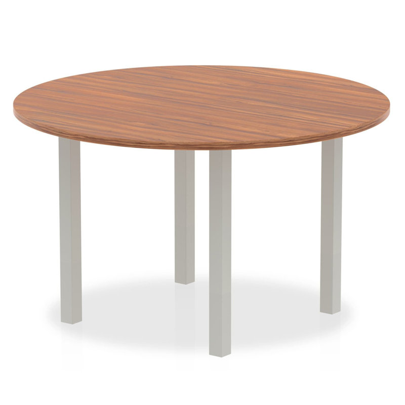Kyvan 120cm Circle Conference Table, Walnut