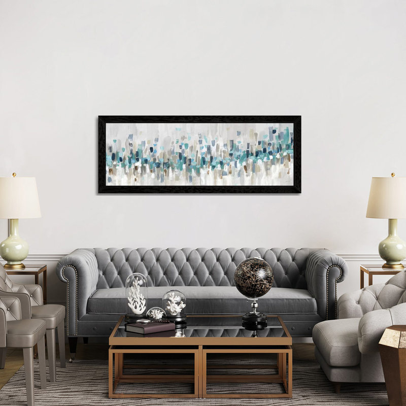Staccato by Katrina Craven - Panoramic Print on Canvas, 121.92 cm H x 40.64 cm W, Black Framed