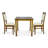 2 - Person Four Leg Dining Set-608877106
