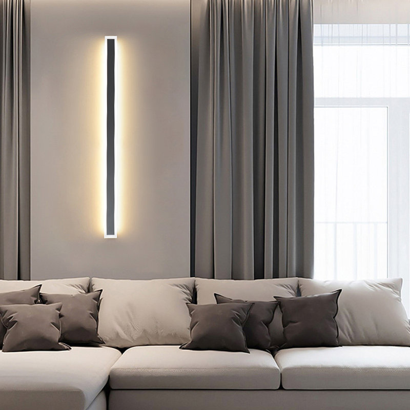 1 - Light LED Wall Sconce, Light Bar, 39.37" H x 3.15" W x 1.57" D