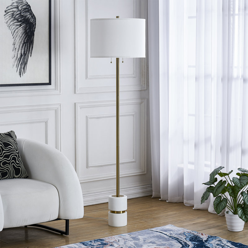 Bartolot 65'' Polished Traditional Floor Lamp