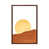 Classic Brown Wood Framed