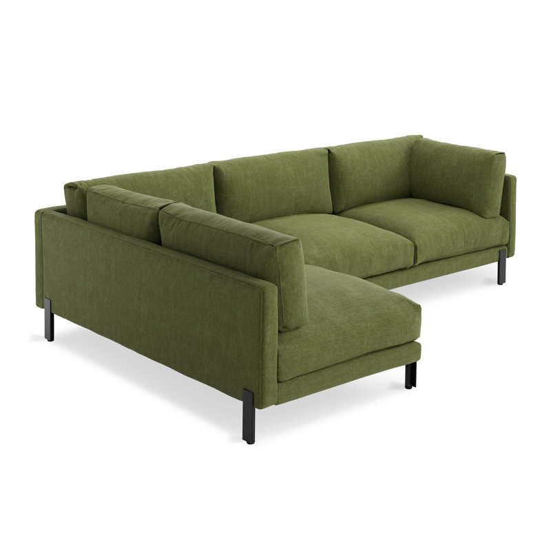 Silverlake Sectional - Left Facing, Bastille Clover