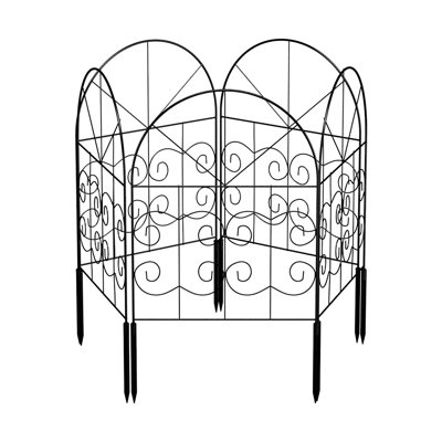 32cm H x 42cm W Metal Fence Panels Included