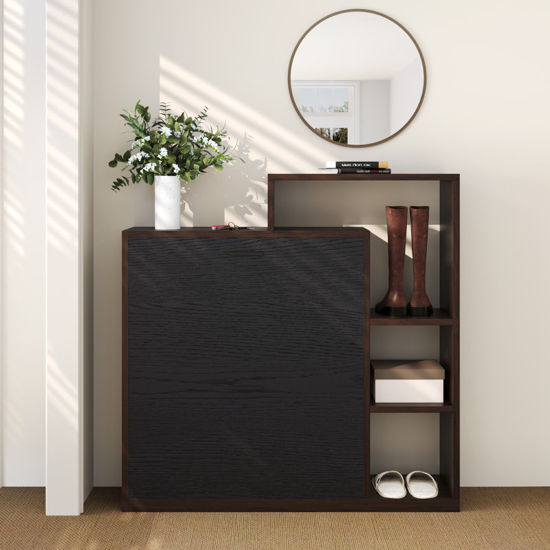 Armoire de rangement pour chaussures 15 paires avec tablette