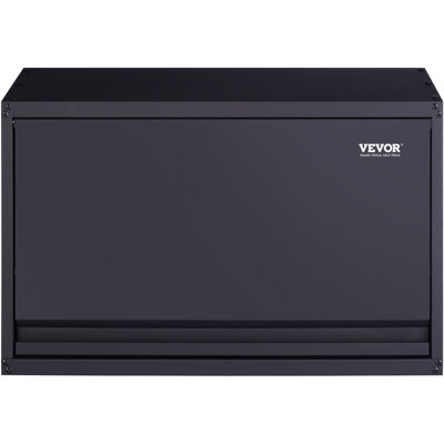 Storage Cabinet, 32.36" x 22.12" x 3.22", Metal, 1 Piece, Black, with Adjustable Shelves & Wall-Mounted