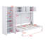 Lit escamotable mural avec armoires Murphy-544792953