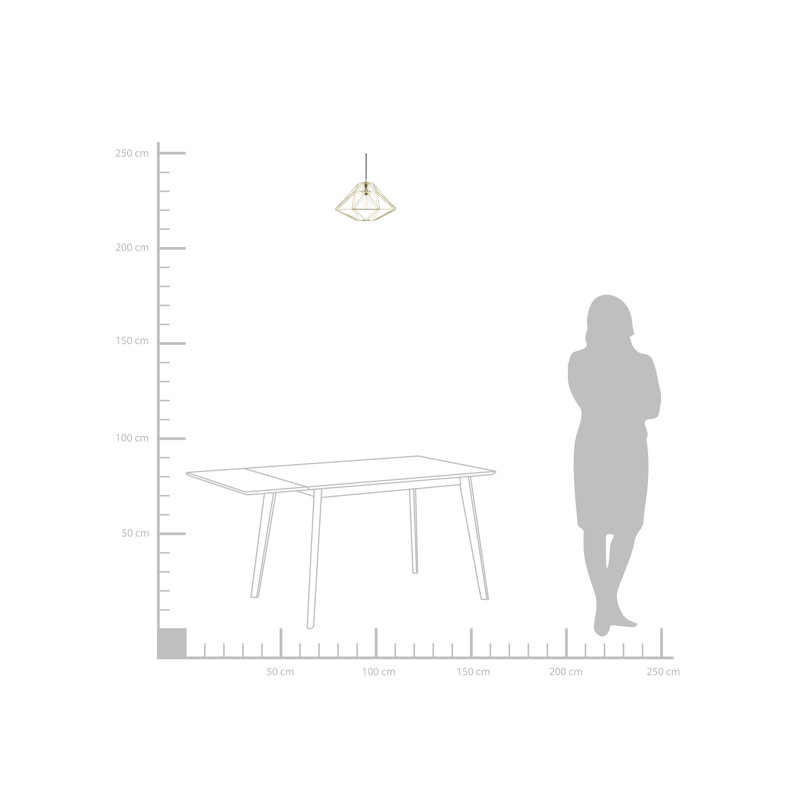 Crim 1 - Light Geometric Pendant