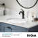 KRAUS Elavo. Oval Porcelain Ceramic Undermount Bathroom Sink In White With Overflow Drain, KCU-272