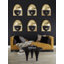 Décoration murale mode visages-71926784