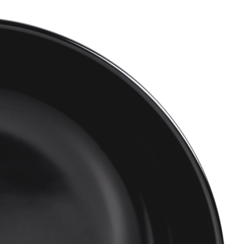 Elite Global Solutions Melamine Serving Bowl, Black