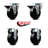 4-Piece Soft Rubber Caster Set