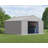 12 ft. W x 12 ft. D Galvanized Steel Storage Shed-85519994