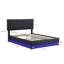 Size Upholstered Bed With Hydraulic Storage System And LED Light, Modern Platform Bed With Sockets And USB Ports,-750107216-750107222