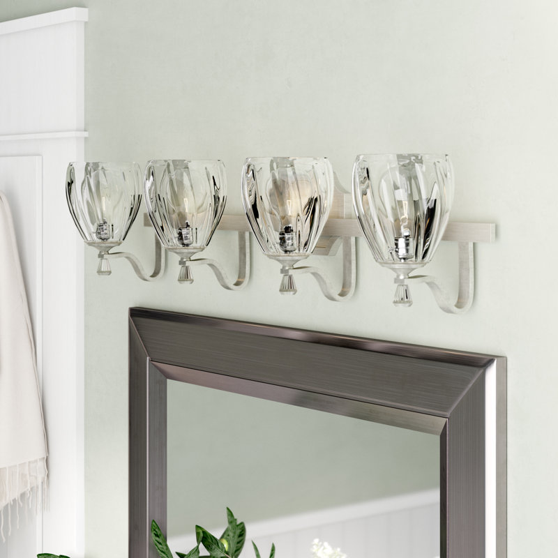 Aadian 3 - Light Dimmable Vanity Light, Silver Ridge
