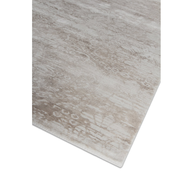 Koda Floral Area Rug in Beige, Rectangle 8' x 10'