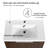 Argyl 30"Single Sink Wall Mounted Bathroom Vanity,Floating Vanity with 2 Doors,White Resin Basin Sink Top-883309101-883309099