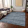 Machine Washable Indoor/Outdoor Claudian ACN1653 Blue Rug