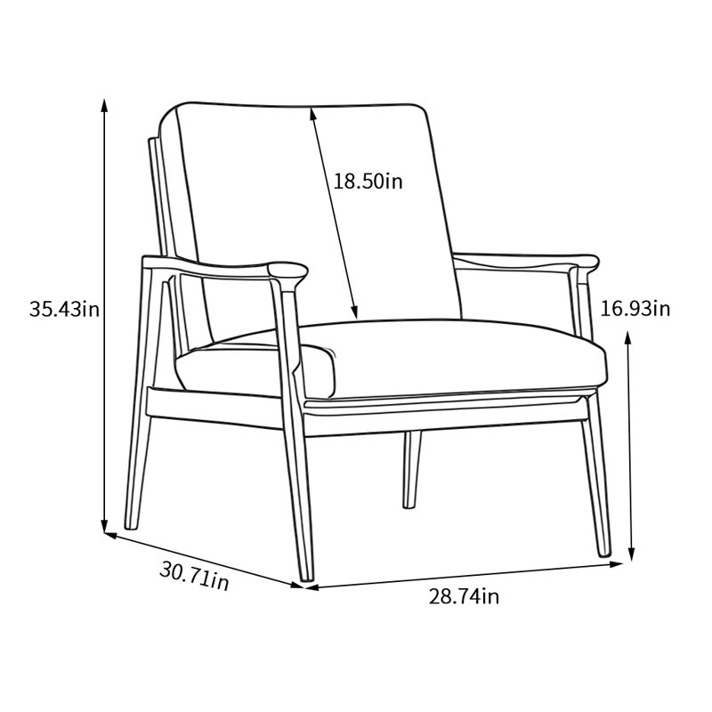 Chaise confortable en similicuir, Similicuir brun, Noir, noir, noir, noir