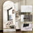 Silver Curved Full Length Mirror With Aluminum Alloy Frame, Can Be Wall-Mounted Or Free-Standing, Suitable For Bathrooms, Living Rooms, Bedrooms And Entryways.-801452055-801452049