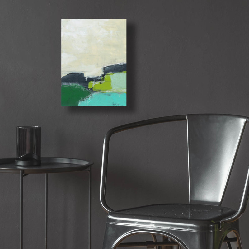 "Landscape No. 99" par Jan Weiss, H 16 po x l 12 po x P 0,13 po