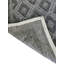 Geometric Area Rug in Gray