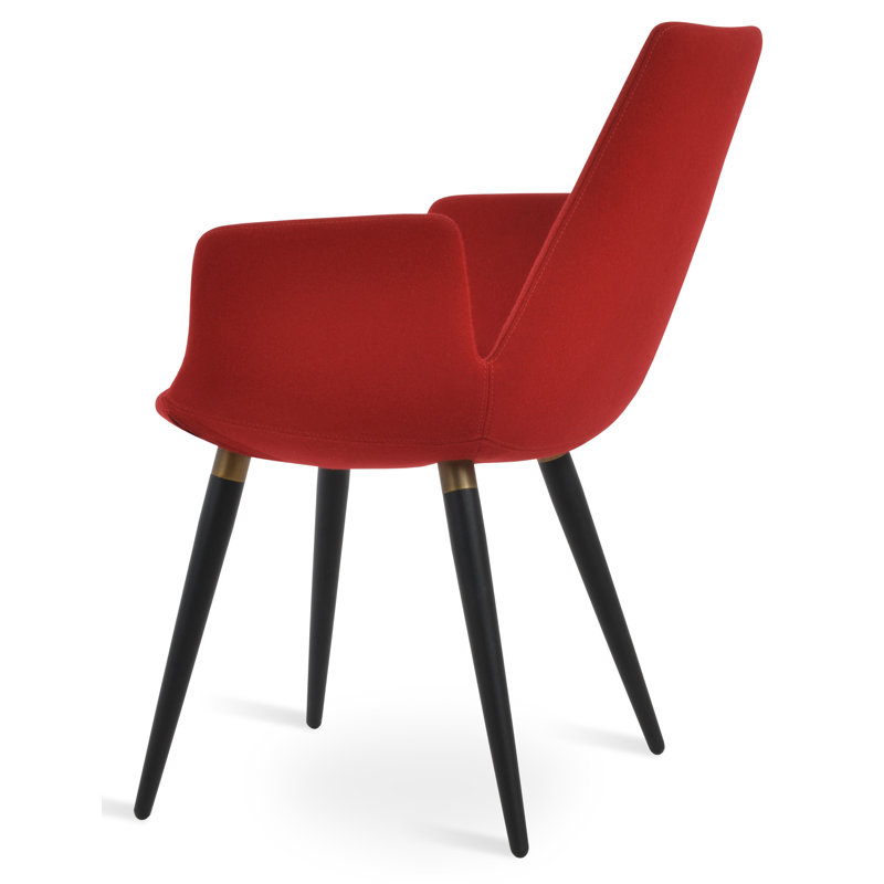 Fauteuil Eiffel, Noir, Rouge