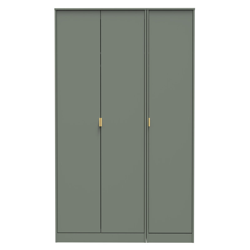 Bibek Manufactured Wood Wardrobe, Reed Green