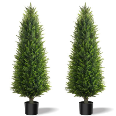 48" /36" Artificial Cedar New Leaf Set