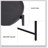 Round Coffee Table With Storage Tray, 2-Tier Design, Wooden Small Side Table For Living Room, Black Finish-1502654222