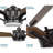 Claret 54'' Ceiling Fan with LED Lights-783213650