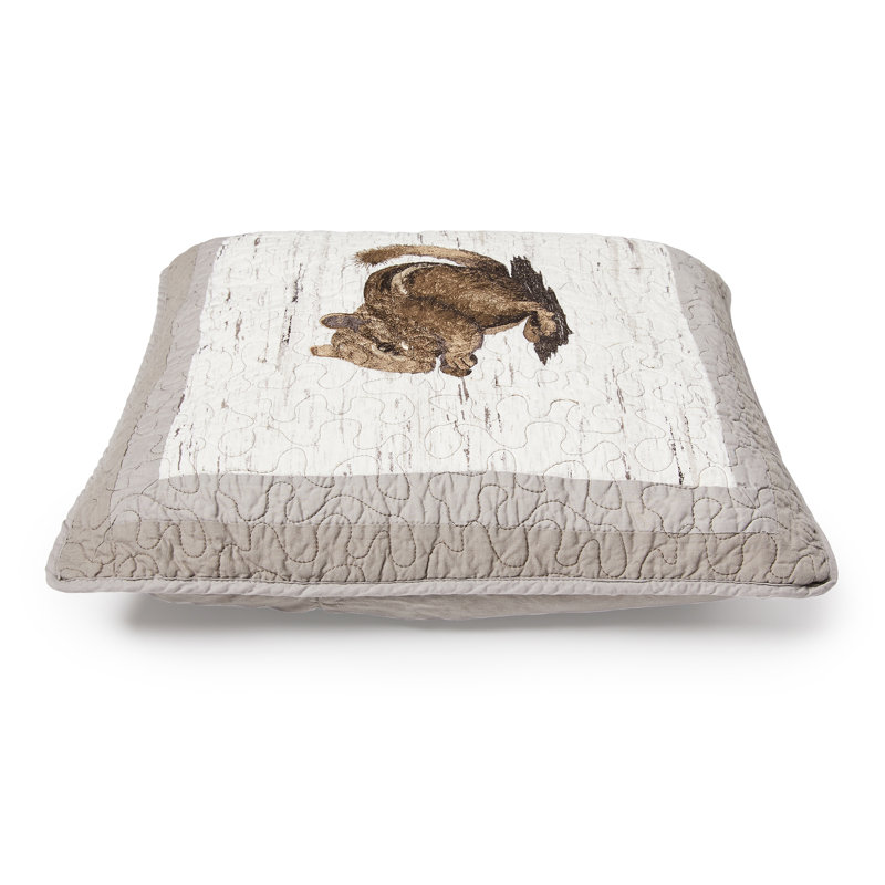 Housse et insert de coussin en coton Birch Forest Chipmunk