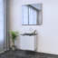 Ensemble de meuble-lavabo simple 23,6 po avec dessus Lissia-1357835662-1357835663