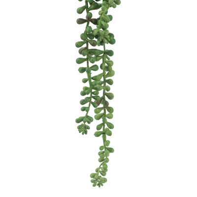 Ensemble de 4 tiges de fausse perle à 3 rangées mesurant 27,2 po x 3,5 po x 2 po qui ajoutent une touche de nature à votre décor de maison ou de bureau