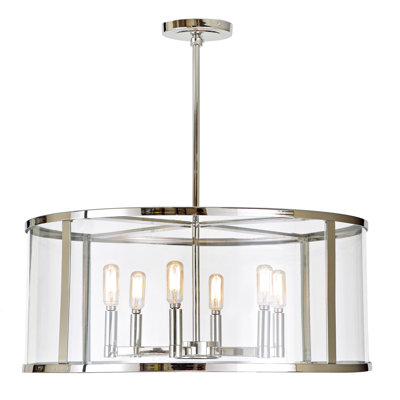 Kamiyra 6 - Light Geometric Chandelier