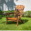 Ensemble de 2 chaises Adirondack en bois massif-493100007