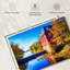 Alvord Kingston Mill, automne pittoresque surplombant le lac-108875695