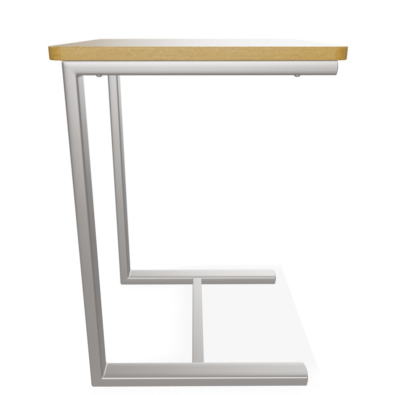 Outdoor Square Side Table, Natural/Warm Gray