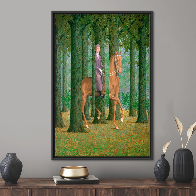 Print on Canvas, 20 cm H x 30 cm W, Black Floater Framed