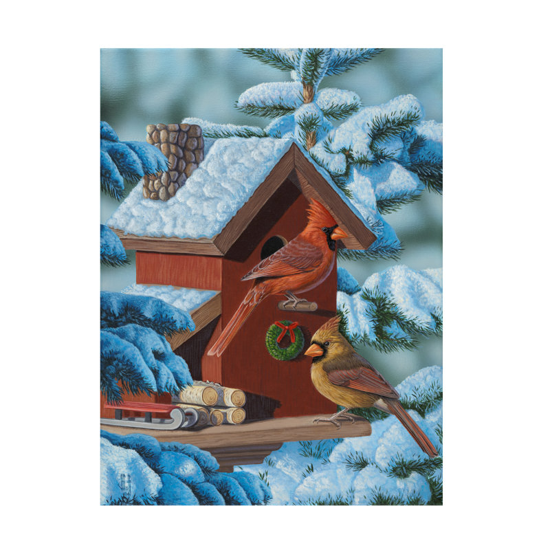 Bolog Jeff Hoff Christmas Cards Canvas Art, 14" H x 19" W