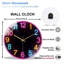 Horloge murale Neon
