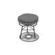 Ehrlich Outdoor Powder Coated Steel Chaise Lounge Set with Table