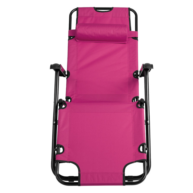 Extendable Folding Recliner – Dual-purpose Chair (37.4"×4.33"×23.62" Folded Size), Patio/balcony/camping/indoor Use Must-have