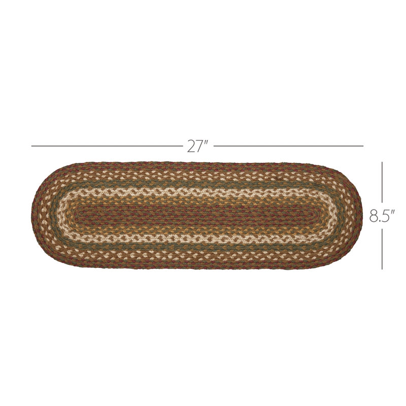 Tapis d'escalier Annabelle, Ovale 8,5' ' x 27' '