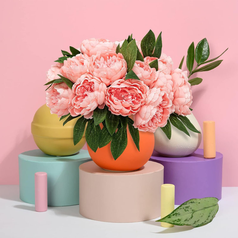 Peony Bundle Arrangement - 5pcs, Pink