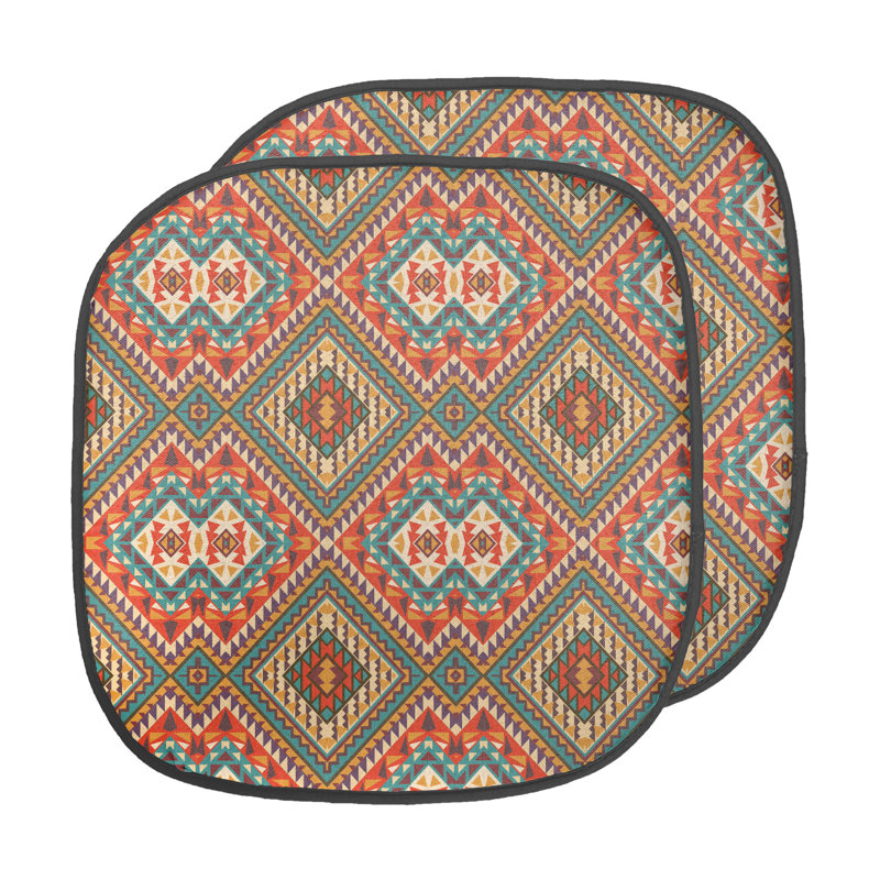 Coussin de siège papillon, Red/Green/Blue