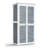 Aiho 63-Inch High Solid Wood Vertical Storage Shed-82396209