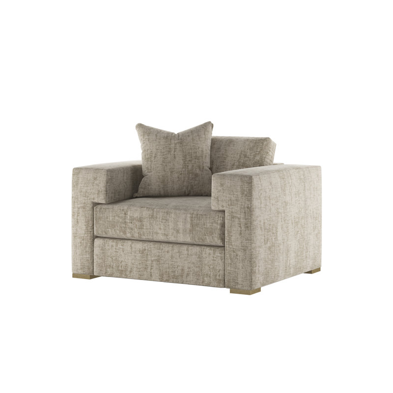 Fauteuil d'appoint Gabrielle, Churchill Driftwood (tissu performance) 6137-92, Dune