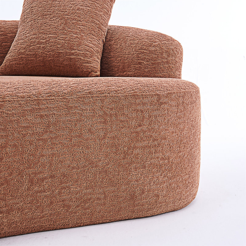 Canapé Curved, Corail