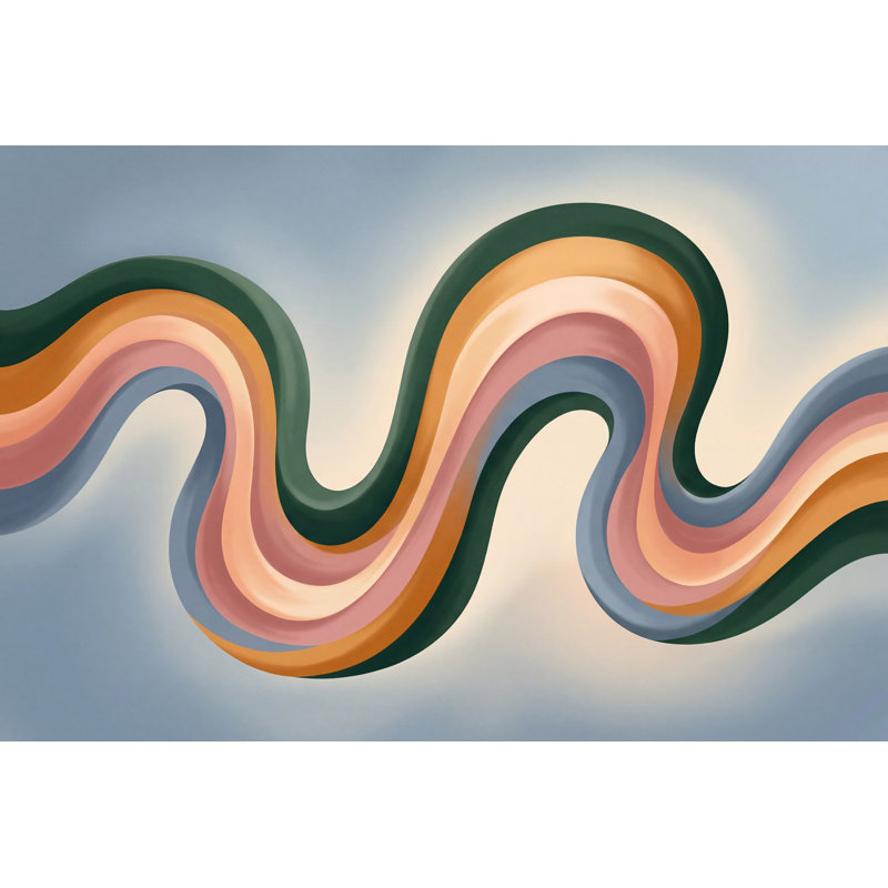 Décoration murale amovible rétro Mid-Century, Non tissé, 200 po x 120 po